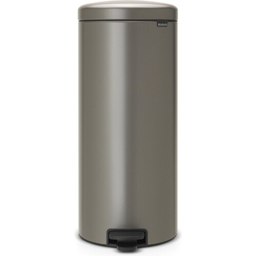 Brabantia NewIcon Prullenbak - 30 l - Geruisloos deksel - Platinum Tweedehands