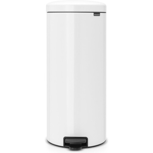 Brabantia NewIcon Prullenbak - 30 liter - Geruisloos deksel - Wit Tweedehands