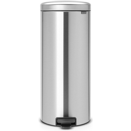 Brabantia NewIcon Prullenbak - 30 liter - Pedaal - Matt Steel Tweedehands