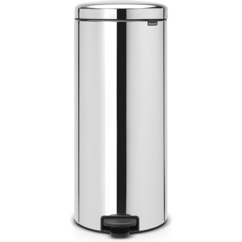 Brabantia NewIcon Prullenbak - 30 liter - Pedaalemmer - Brilliant Steel Tweedehands