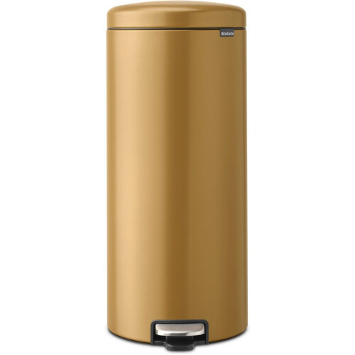 Brabantia NewIcon - Prullenbak - 30 liter - Warm Gold