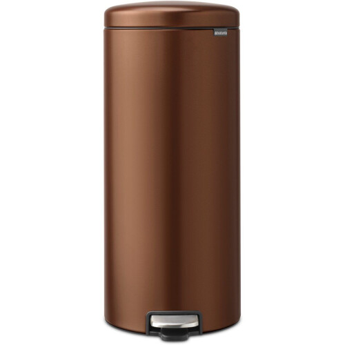 Brabantia NewIcon Prullenbak - 30 liter - Warm Bronze - Luxe metallic coating