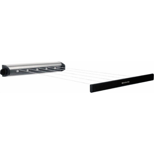 Brabantia Roldrooglijn - Uittrekbaar tot 4,4 m - 22 m - Matt Steel Tweedehands