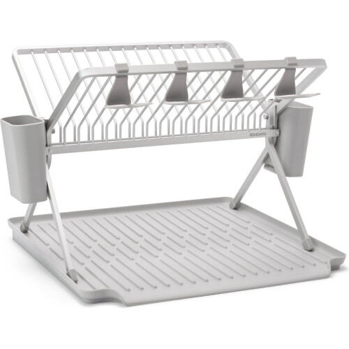 Brabantia SinkSide Afdruiprek - Inklapbaar - 17 borden - Mid Grey Tweedehands