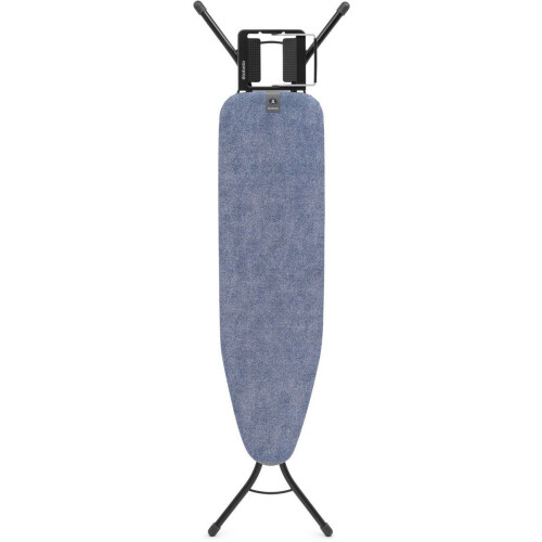 Brabantia Strijkplank A - Strijkijzerhouder - 110 x 30 cm - Denim Blue Tweedehands