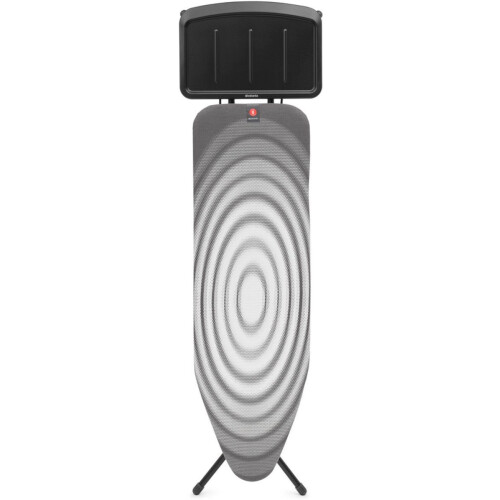 Brabantia Strijkplank B - Stoomgeneratorhouder - 124 x 38 cm - Titan Oval