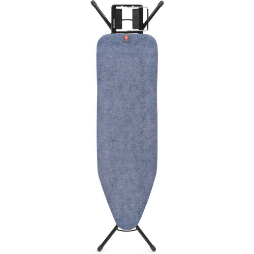 Brabantia Strijkplank B - Strijkijzerhouder - 124 x 38 cm - Denim Blue Tweedehands