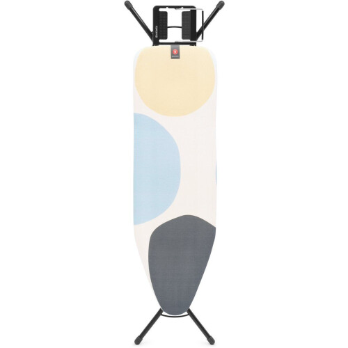 Brabantia Strijkplank B - Strijkijzerhouder - 124 x 38 cm - Spring Bubbles