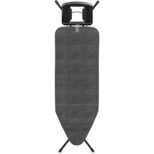 Brabantia Strijkplank C - Stoomstrijkplank - XL 124x45 cm - Denim Black