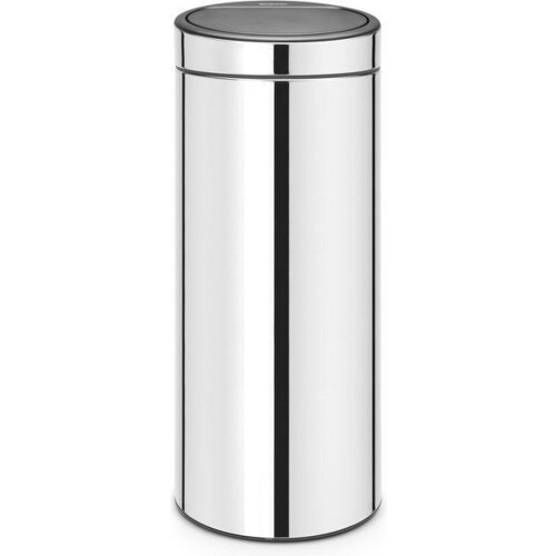 Brabantia Touch Bin - Prullenbak - 30 liter - Brilliant Steel Tweedehands