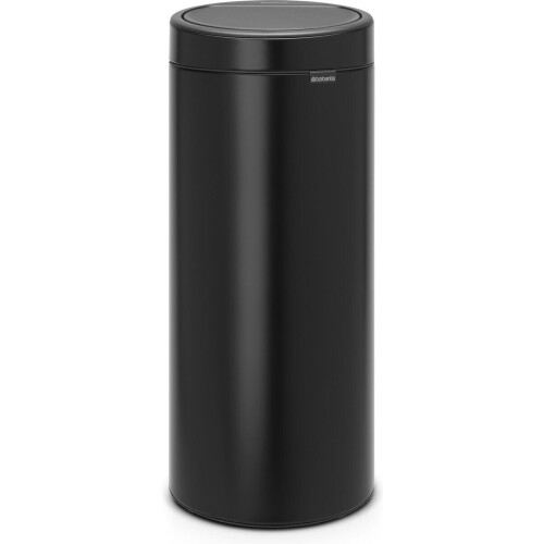 Brabantia Touch Bin - Prullenbak - 30 liter - Matt Black