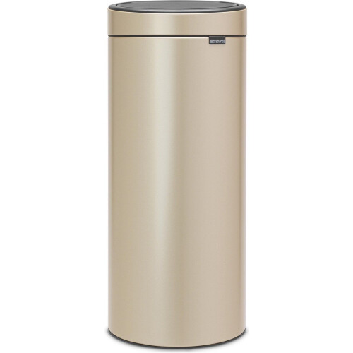 Brabantia Touch Bin - Prullenbak - 30 liter - Metallic Gold