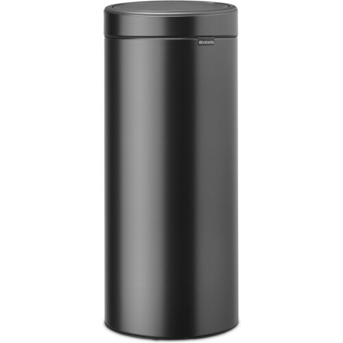 Brabantia Touch Bin - Prullenbak 30 liter - Soft-touch openingssysteem - Confident Grey