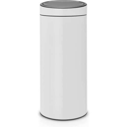 Brabantia Touch Bin - Prullenbak - 30 liter - Soft-Touch sluiting - White