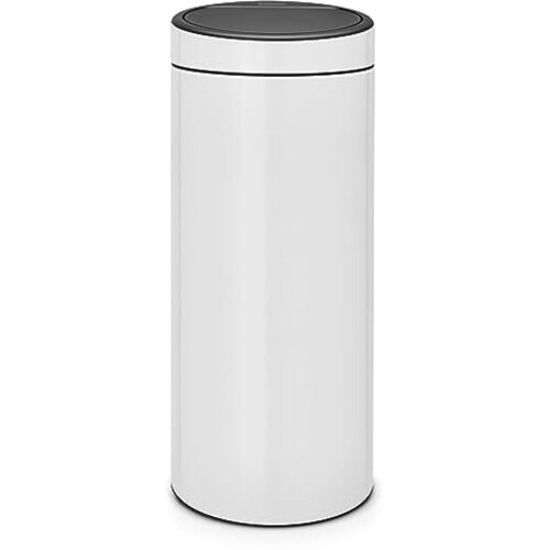 Brabantia Touch Bin - Prullenbak - 30 liter - Soft-Touch sluiting - White