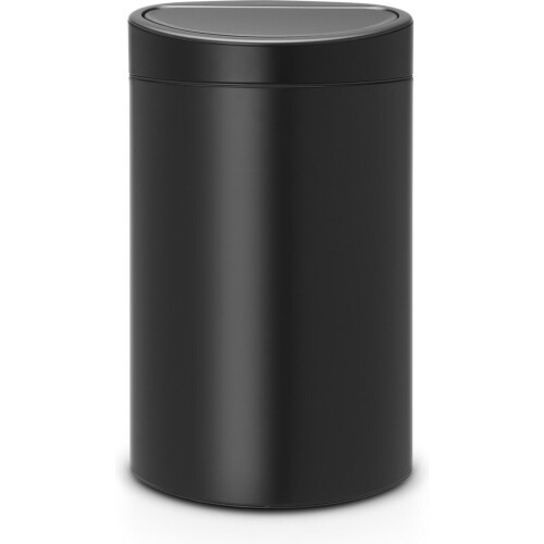 Brabantia Touch Bin - Prullenbak - 40 liter - Soft-Touch - Matt Black