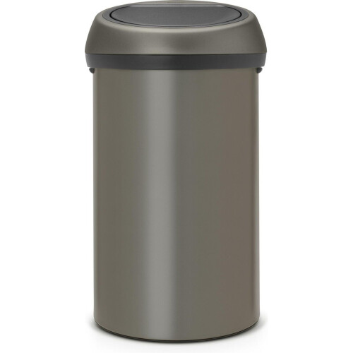 Brabantia Touch Bin - Prullenbak - 60 l - Platinum