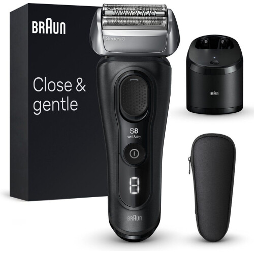 Braun 8560cc - Scheerapparaat - Wet&Dry - 60 min gebruiksduur - Zwart