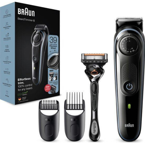 Braun BT5341 - Baardtrimmer - 39 lengte-instellingen - Zwart Tweedehands