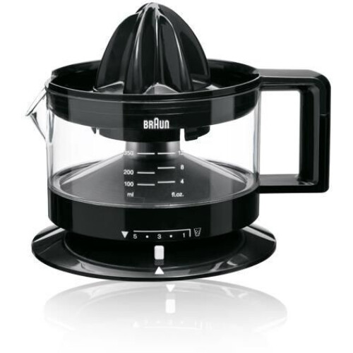 Braun CJ3000BK - Citrusperser - 350 ml sapreservoir - Zwart