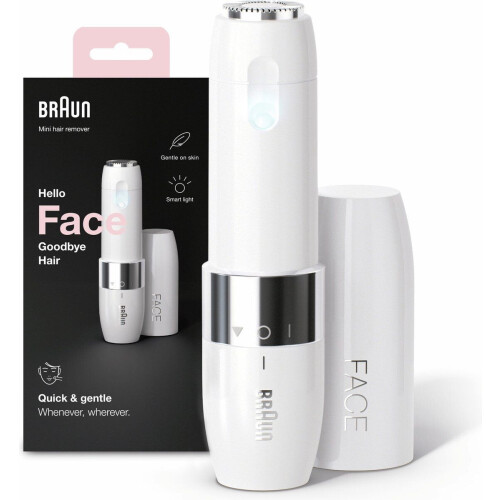 Braun Face FS1000 - Mini Gezicht Onthaarder - Smartlight - Wit