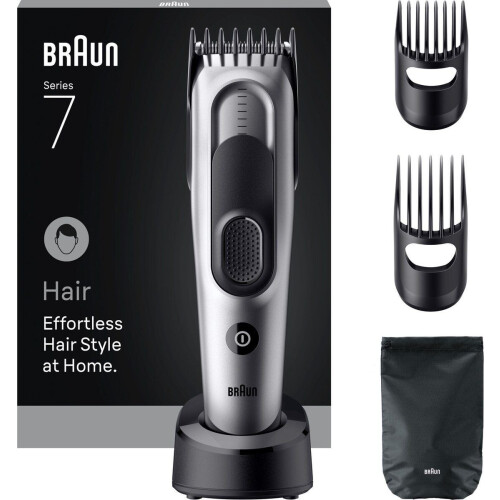 Braun Haartrimmer HC7590 - Tondeuse - 17 Lengtes - Grijs Tweedehands