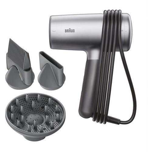 Braun HD4.3 - Föhn - 2200W Super IONTEC met Diffuser en Kam - Zwart Tweedehands