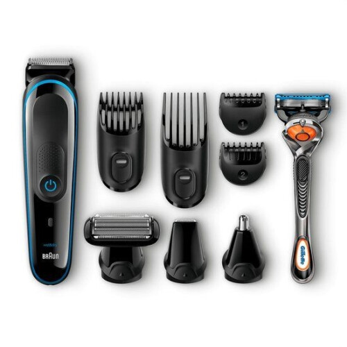 Braun MGK5080 - Baardtrimmer - 9-in - Zwart Blauw Tweedehands