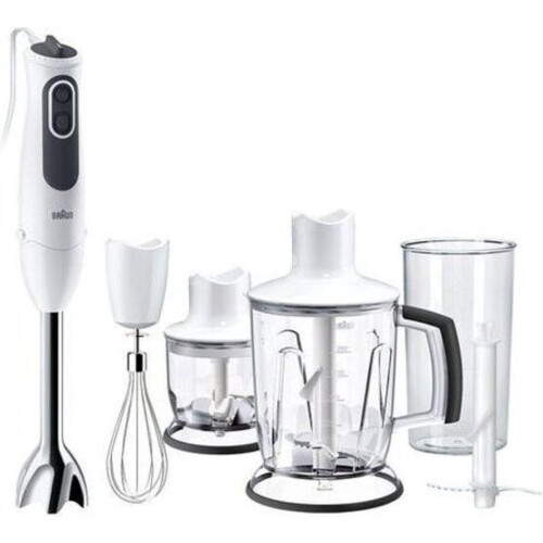 Braun MQ 3145 WH - Staafmixer - 750 W 11 snelheden - Wit