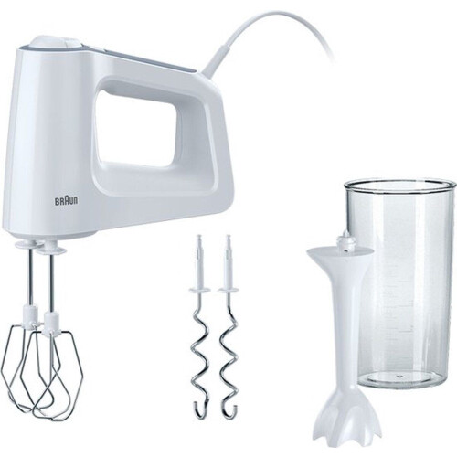 Braun MultiMix 3 HM3105WH - Handmixer - 5 snelheden 450W - Wit Tweedehands