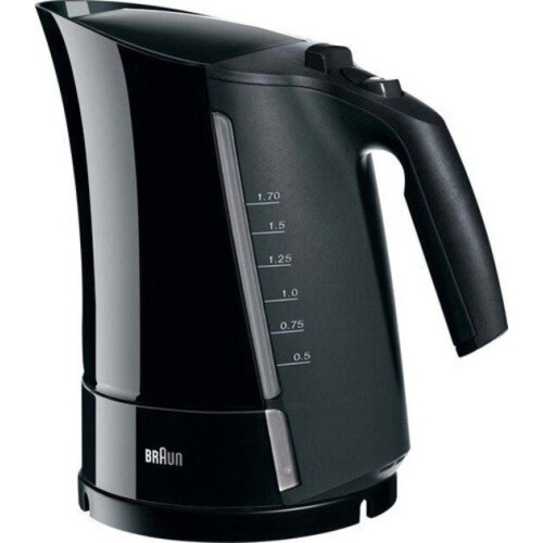 Braun Multiquick 3 WK 300 - Waterkoker 1,6L 2200W - Snoerloos - Zwart