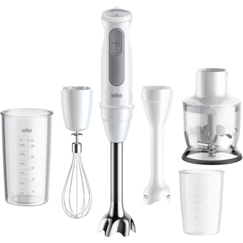 Braun MultiQuick 5 MQ50.220M - Staafmixer - 1000 W - Geschikt voor babyhapjes - Wit