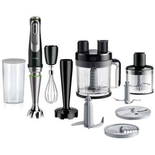 Braun MultiQuick 9 MQ9187XLI - Staafmixer - 1200W ActiveBlade SplashControl - Zwart