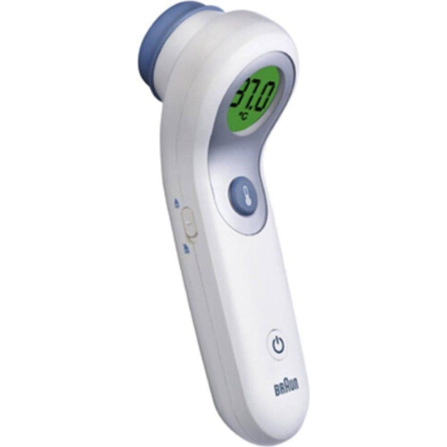 Braun NTF3000WE - Voorhoofdthermometer - Contactloos - FeverInSight display