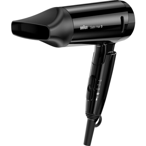 Braun Satin Hair 3 HD350 - Föhn - IONIC technologie - Inklapbaar - Zwart
