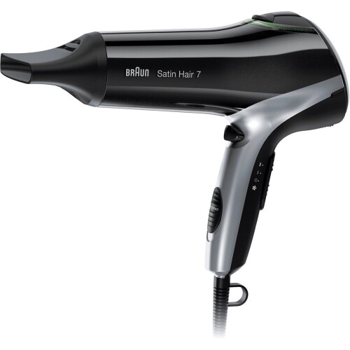Braun Satin Hair 7 BRHD710E - Föhn - 2200W 3 temperatuurinstellingen Coolshot - Zwart Tweedehands