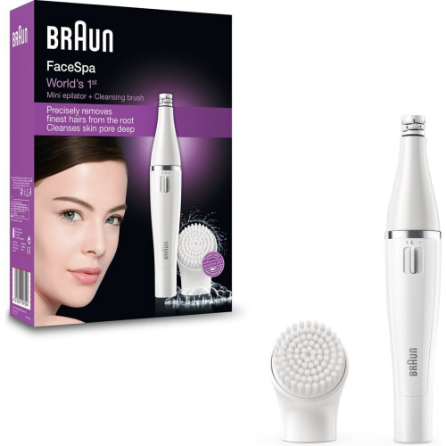 Braun SE810 - Gezichtsepilator met reinigingsborstel - 100% waterdicht