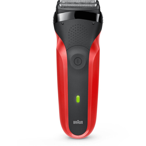 Braun Series 3 300s - Oplaadbaar Elektrisch Scheerapparaat - Waterbestendig - Rood Tweedehands