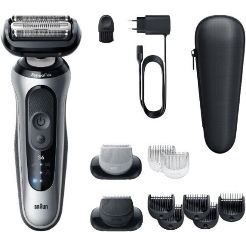 Braun Series 6 62-S1650S - Scheerapparaat - Turbo en comfortabele stand - Zilver
