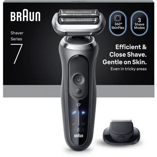 Braun Series 7 - Elektrisch Scheerapparaat - 360° SkinFlex-kop + Precisietrimmer - Grijs Tweedehands