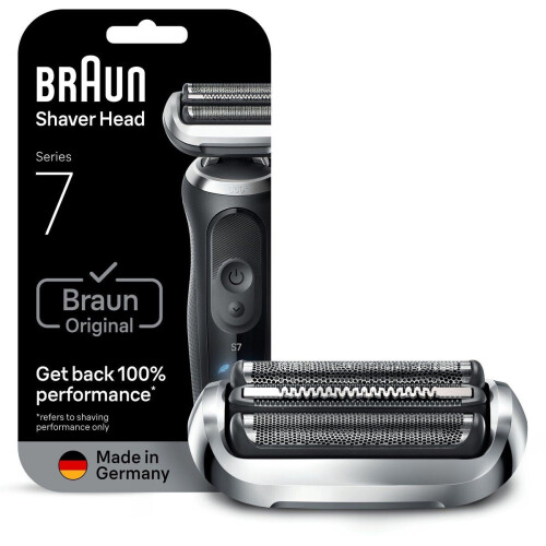 Braun Series 7 - Originele Vervangingsscheerkop 74S - 360 SkinFlex-kop - Zilver