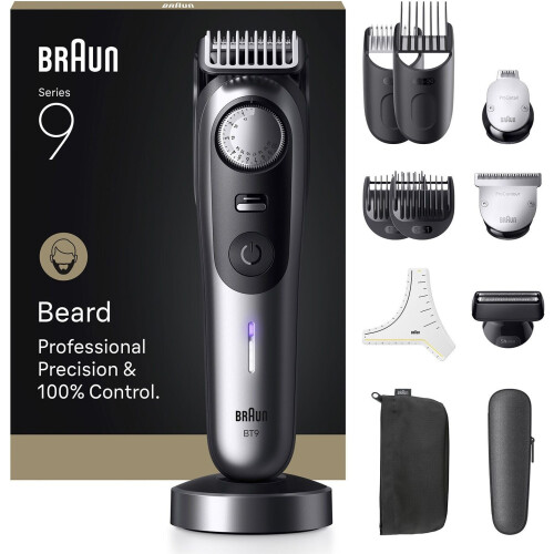Braun Series 9 - Baardtrimmer BT9560 - 52 lengtestanden - Waterdicht Tweedehands