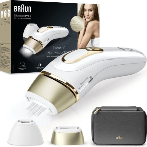 Braun Silk-expert Pro 5 - IPL ontharingsapparaat - Snelle en krachtige behandeling - Wit Tweedehands