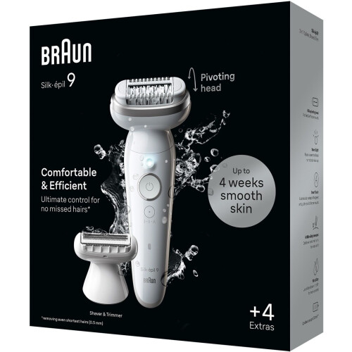 Braun Silk·épil 9-041 - Epilator - Nat en droog gebruik - 40 MicroGrip-pincetjes Tweedehands