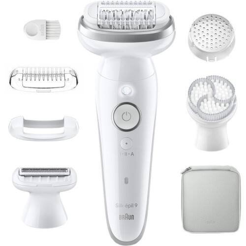 Braun Silk·épil 9 9-061 Zilver Tweedehands