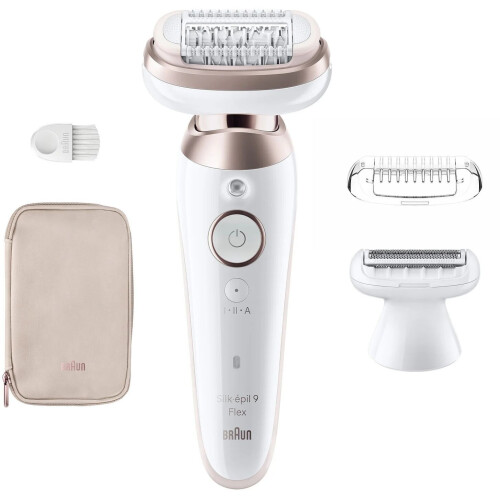Braun Silk·épil 9 Flex 9 3D - Epilator - 40 MicroGrip-pincetjes - Wit