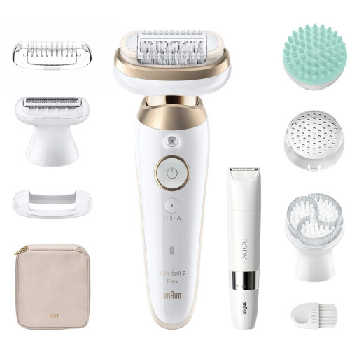 Braun Silk·épil 9 Flex SkinSpa 9-481 3D - Epilator - Volledig flexibele kop en Smart Touch - Wit Tweedehands