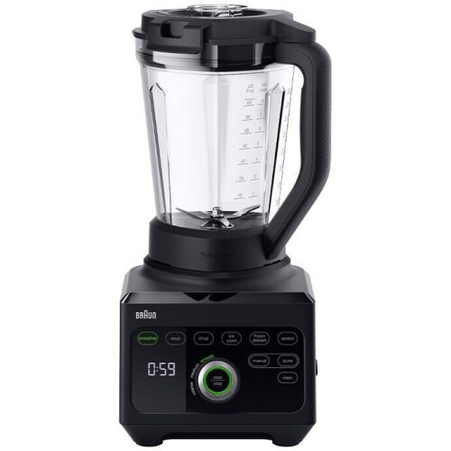 Braun TriForce Power Blender JB 9040 - Blender - 1600W - 3L kom - Zwart Tweedehands