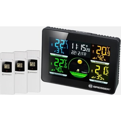 Bresser Thermo- Hygrometer Quadro Nlx Zwart Tweedehands