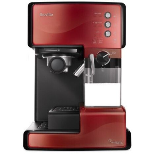Breville PrimaLATTE - Combinatiekoffiemachine - 1,5L watertank - Rood